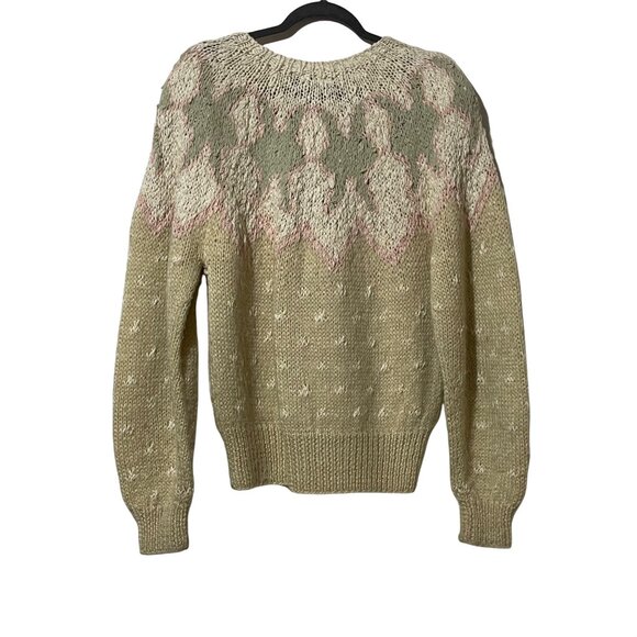 Vintage Lizsport Size M Button-Up Cardigan Sweater Acrylic/Linen/Cotton Blend - Picture 2 of 7